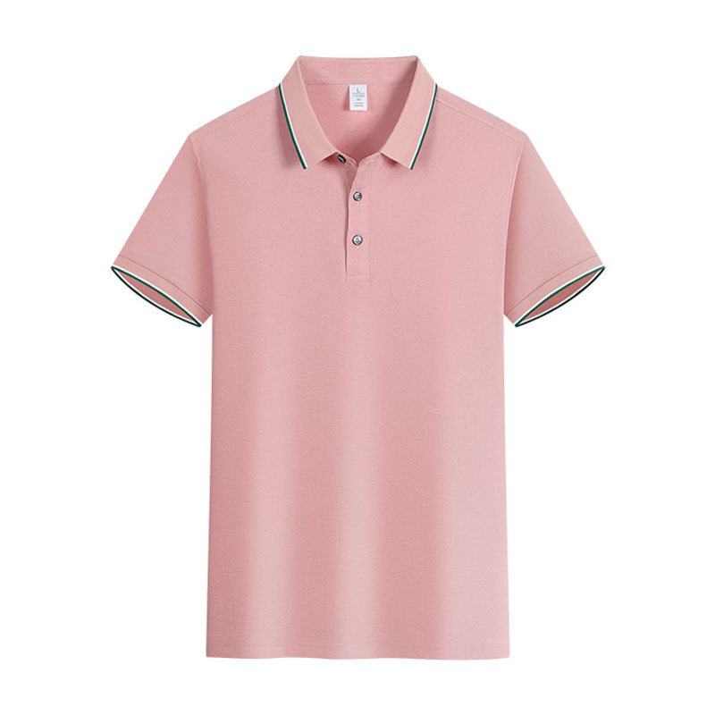 Striped short sleeves polo shirt