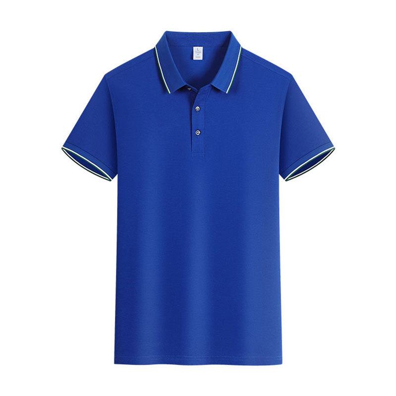 Good quality  customized striped short sleeves polo shirt