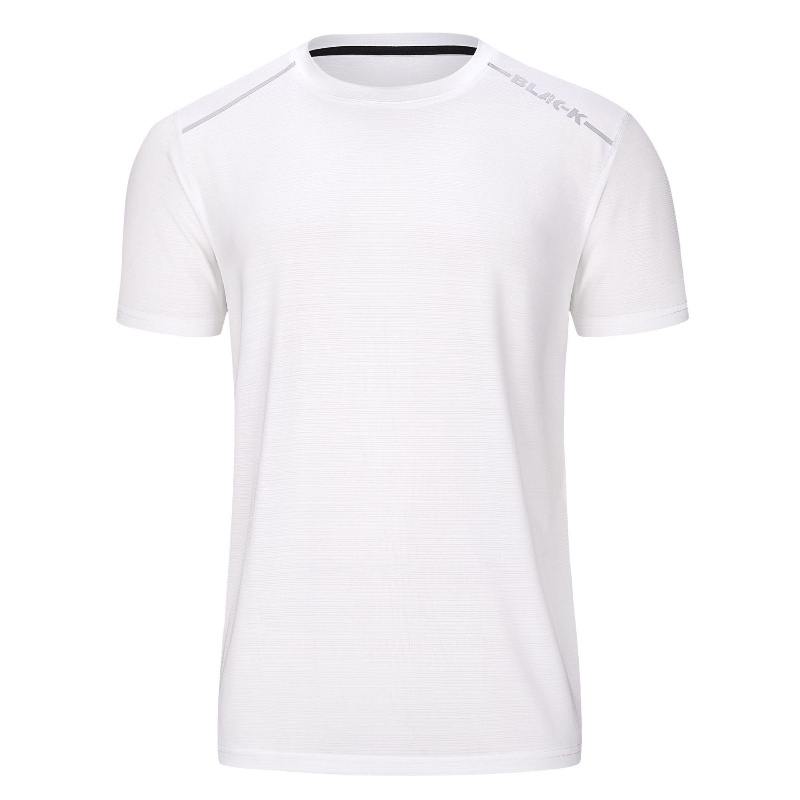 89% Polyester 11% Spandex Short Sleeve Crew Neck T-Shirt