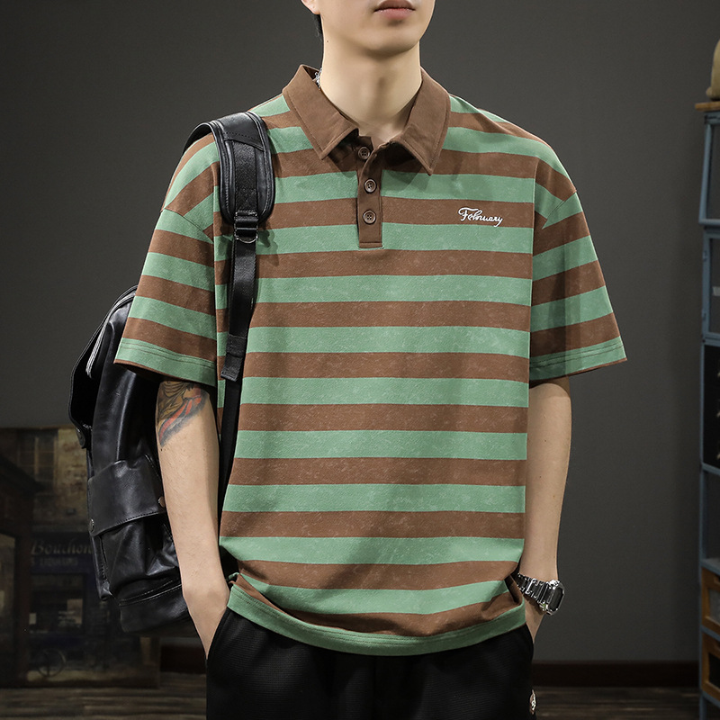 Casual drop-shoulder T-shirt