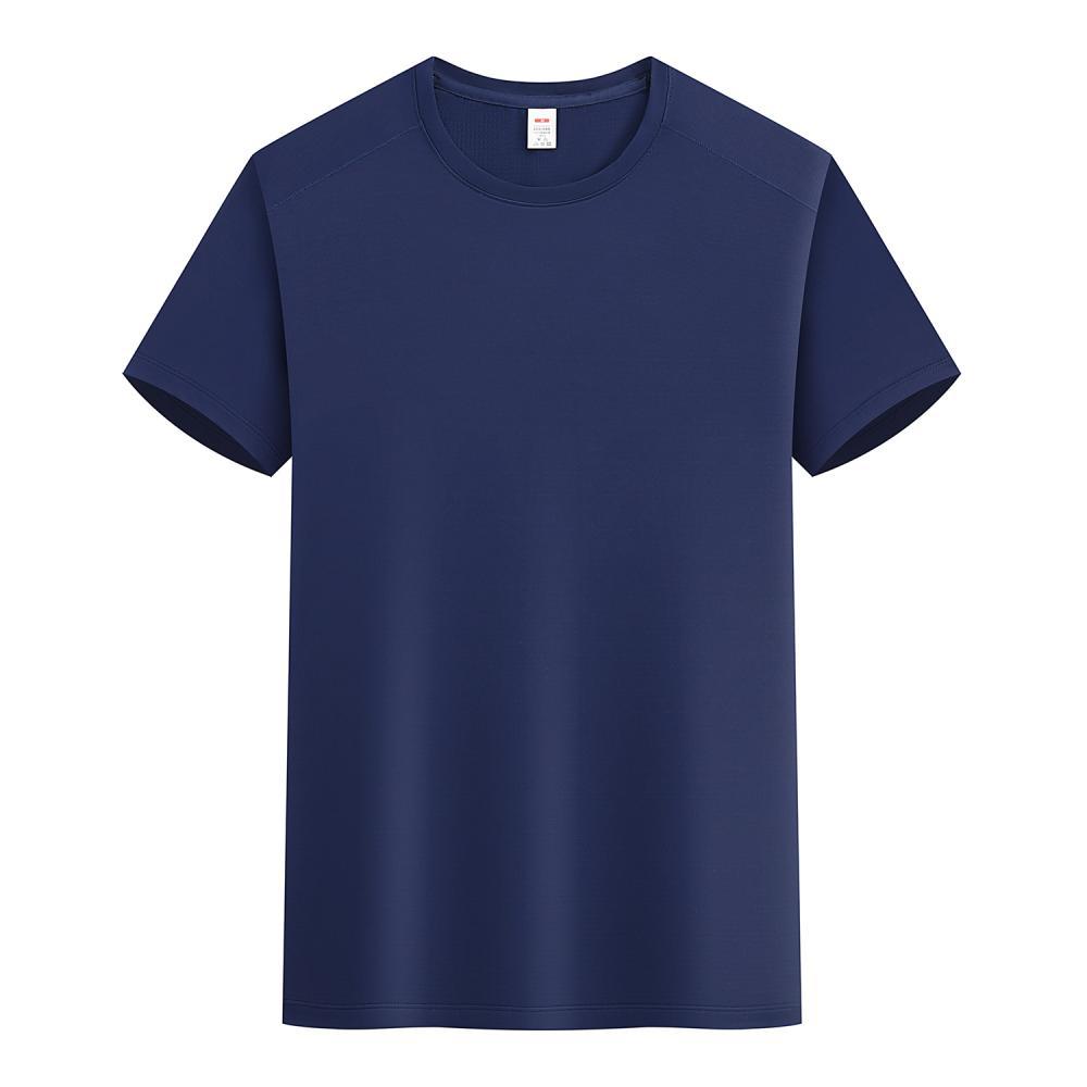 Customized Summer Ice Silk Quick Dry Crew Neck T-Shirt