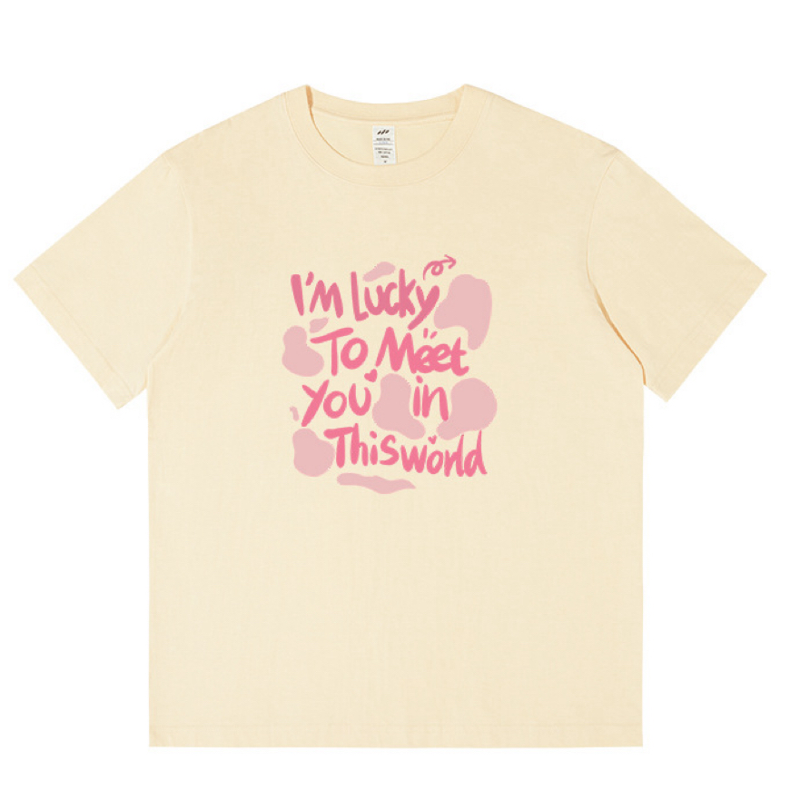 High-quality cotton printed T-shirt