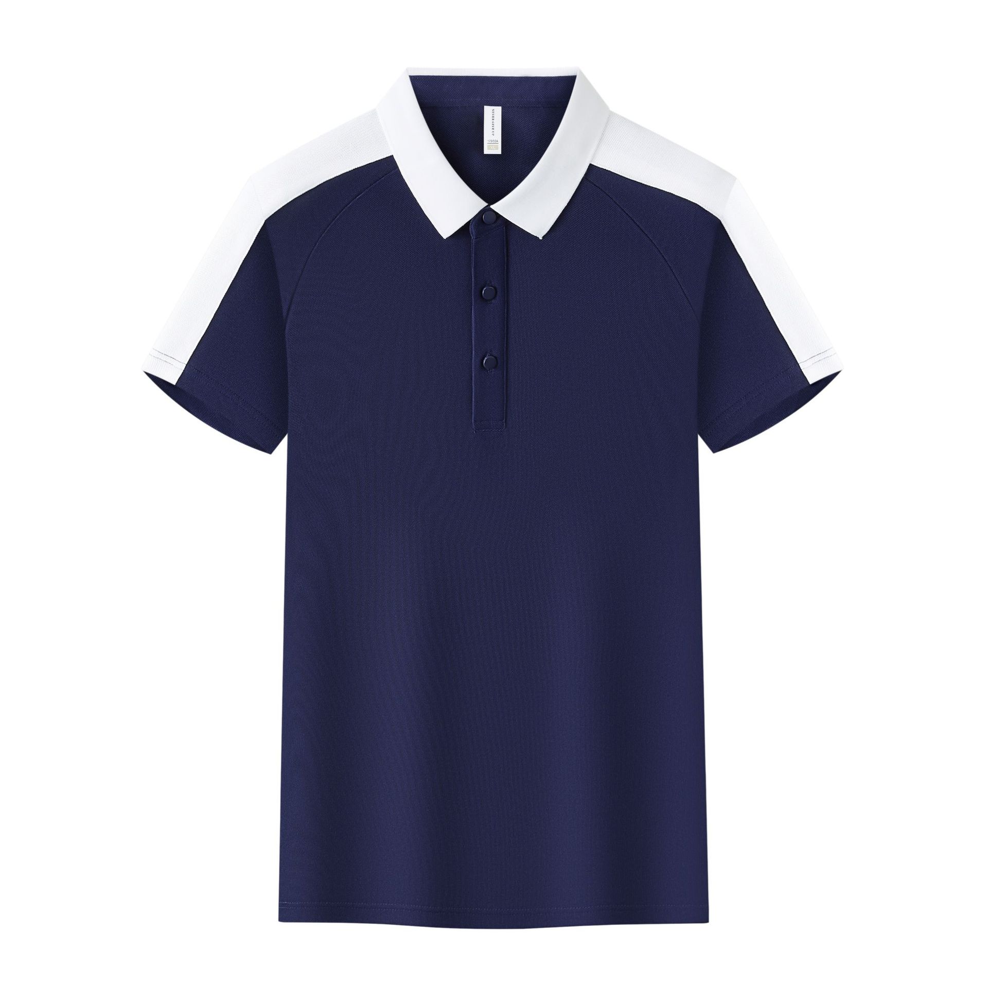 Summer new lapel mulberry silk polo shirt