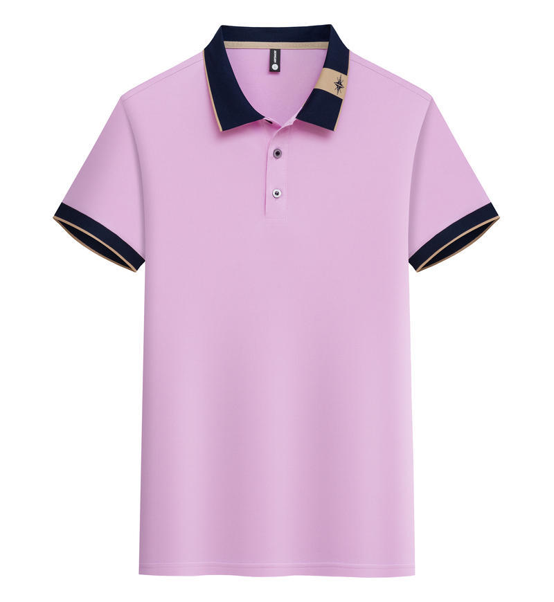 Customizable logo business polo shirt