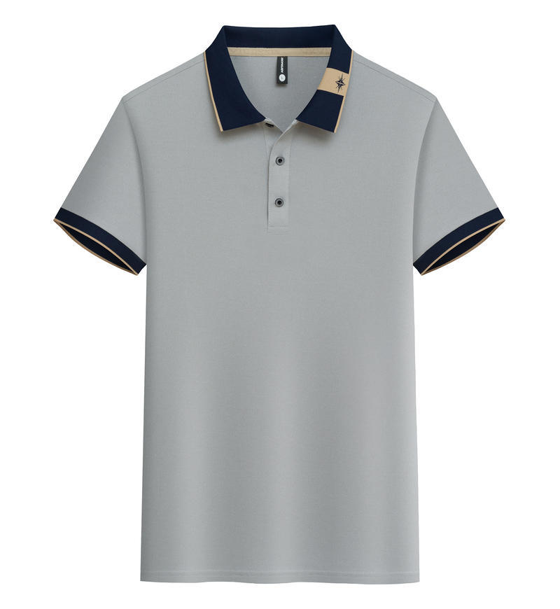 Summer casual customizable logo polo shirt
