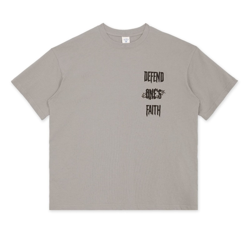 Retro castle print T-shirt