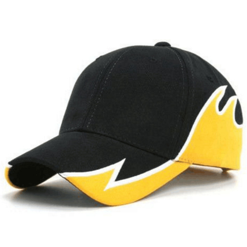 Fashion cotton splicing design sports cap 