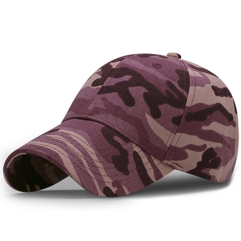 Custom made cotton twill camo cap