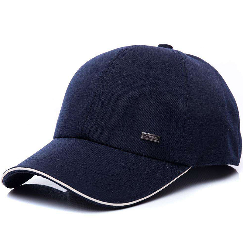 Wholesale promotional cotton canvas cap with sandwich brim