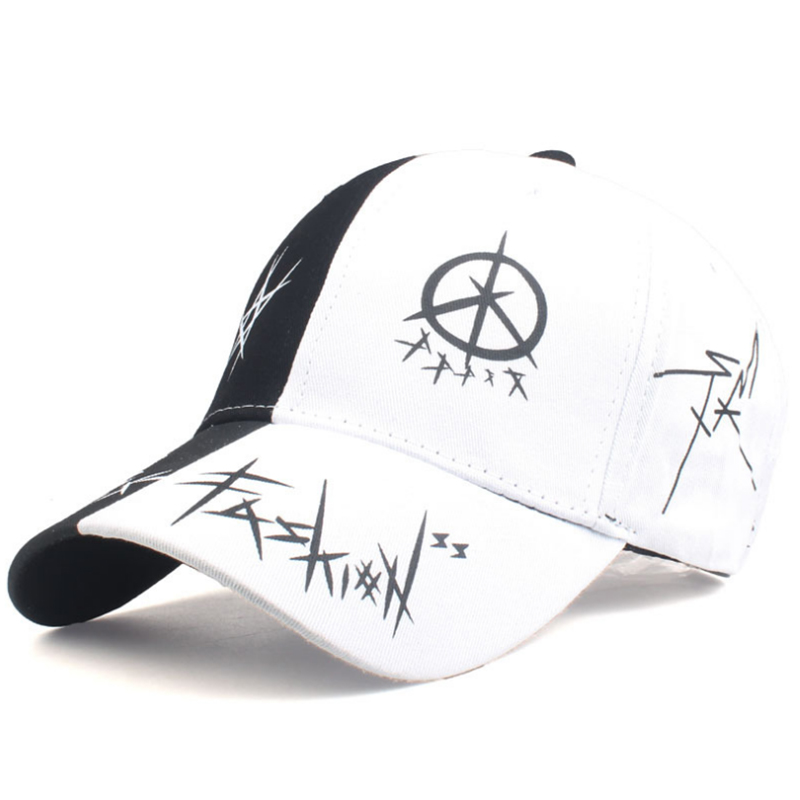 Two tone adjustable baseball cap