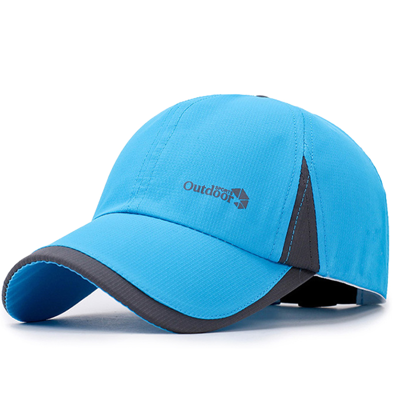 Low profile moisture wicking fabric outdoor sports race cap
