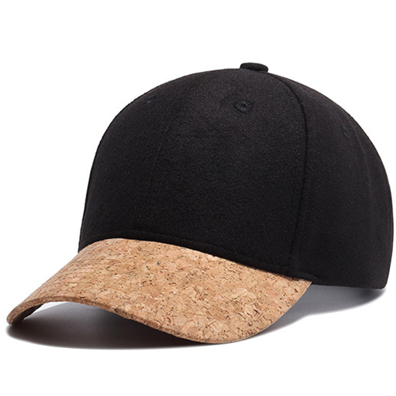 Fashion classic design simple unisex hat with cork peak