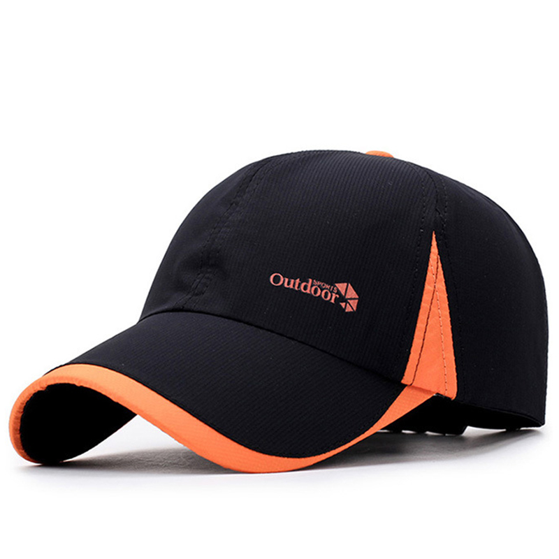 Microfiber fabric dry fit sports cap with printing logo