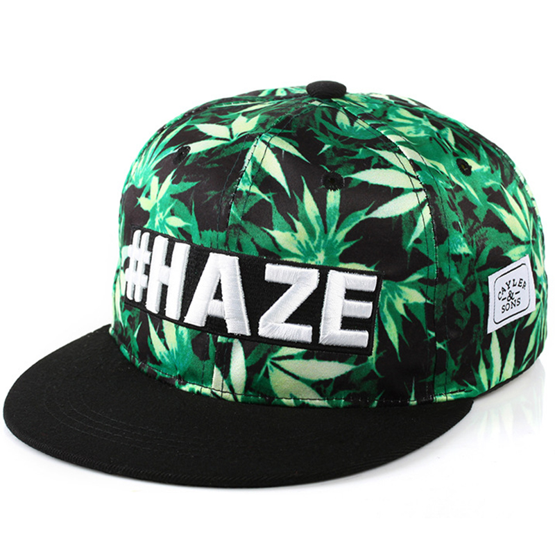 Fancy design digital printing hip hop cap