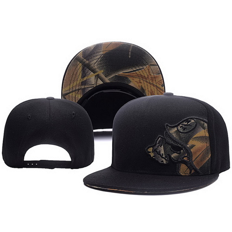 Jungle camo patch and underbrim snapback adjustable hat