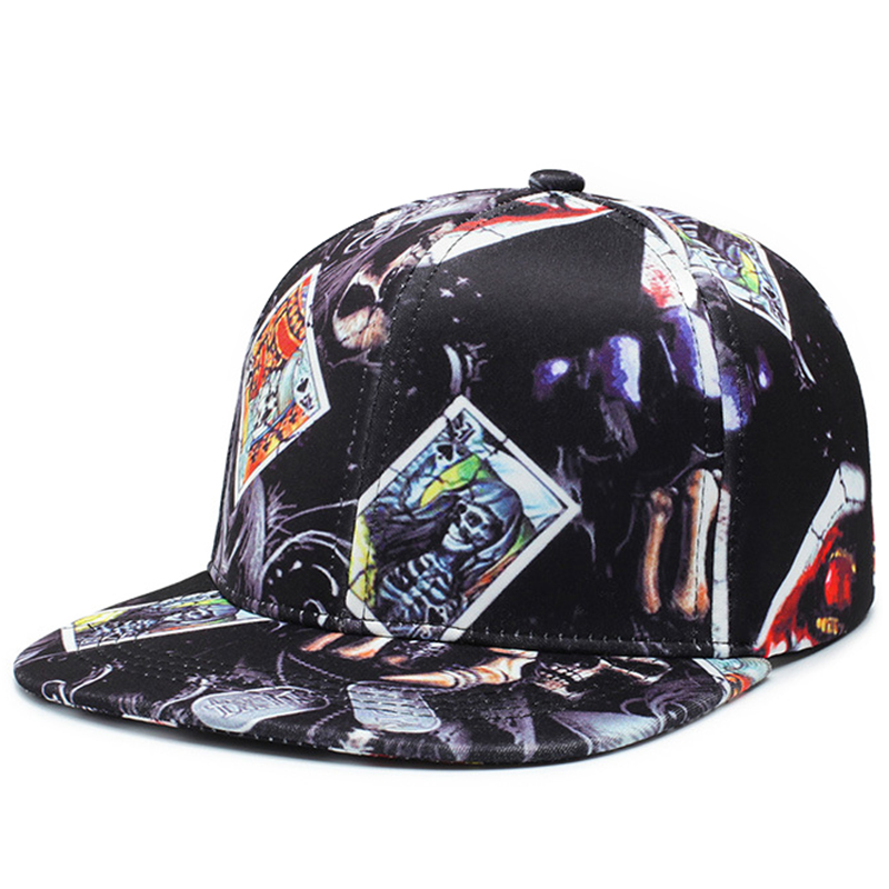 Women's sublimation printing polyester snapback hat