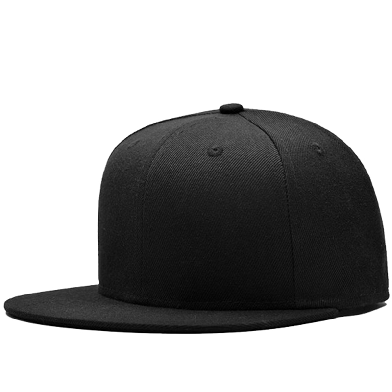 Wholesale promotion black plain snapback hat at very competitive price