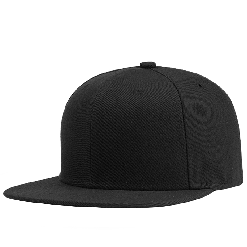 Wholesale high quality customise logo Hip Hop 6 panel blank snapback hats