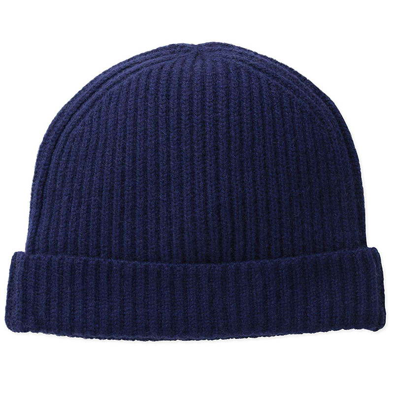 Wholesale promotional rib knitted woolly hat