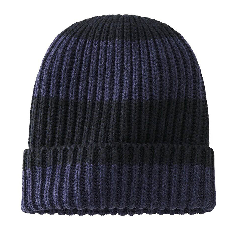 Promotional acrylic winter knitted slouchy beanie