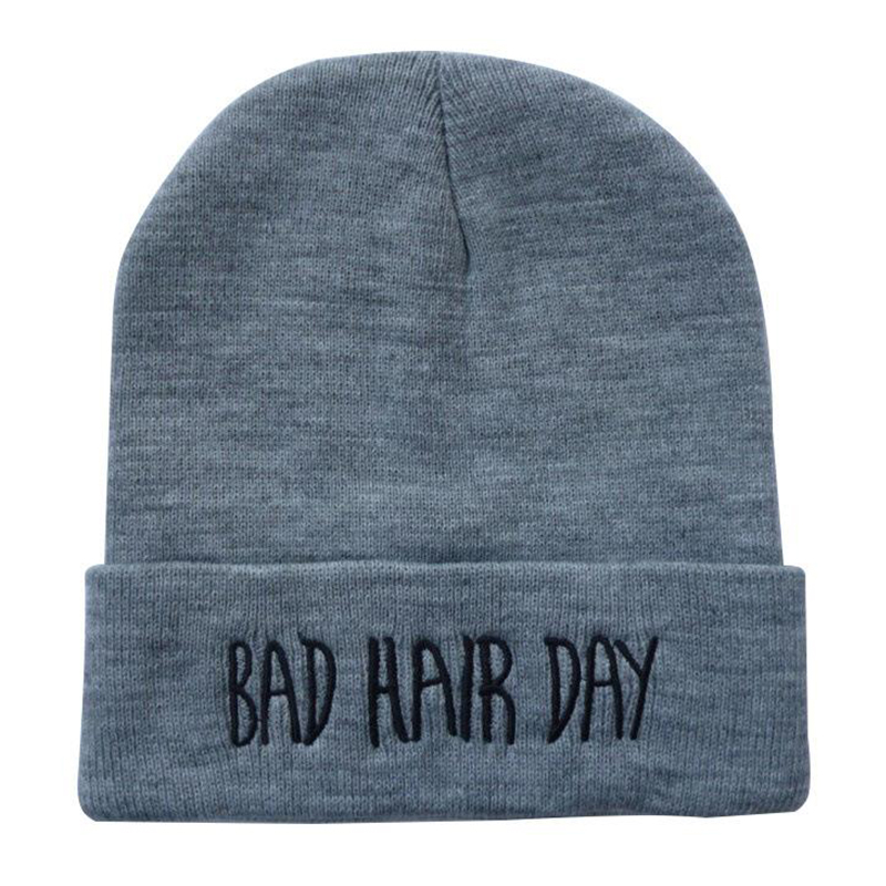 Cheap custom embroidery logo ribknit winter cap