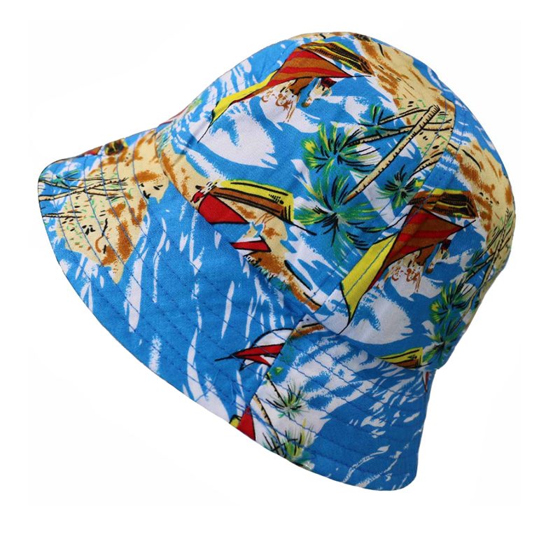 Special design 6 panels crown bucket hat