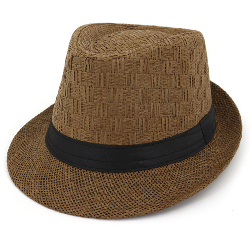 Unisex fashion summer beach trilby fedora hat