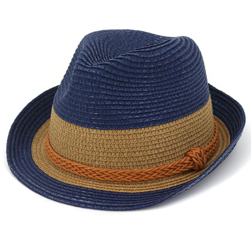 Cool fashion paper braid fedora style unisex summer hat