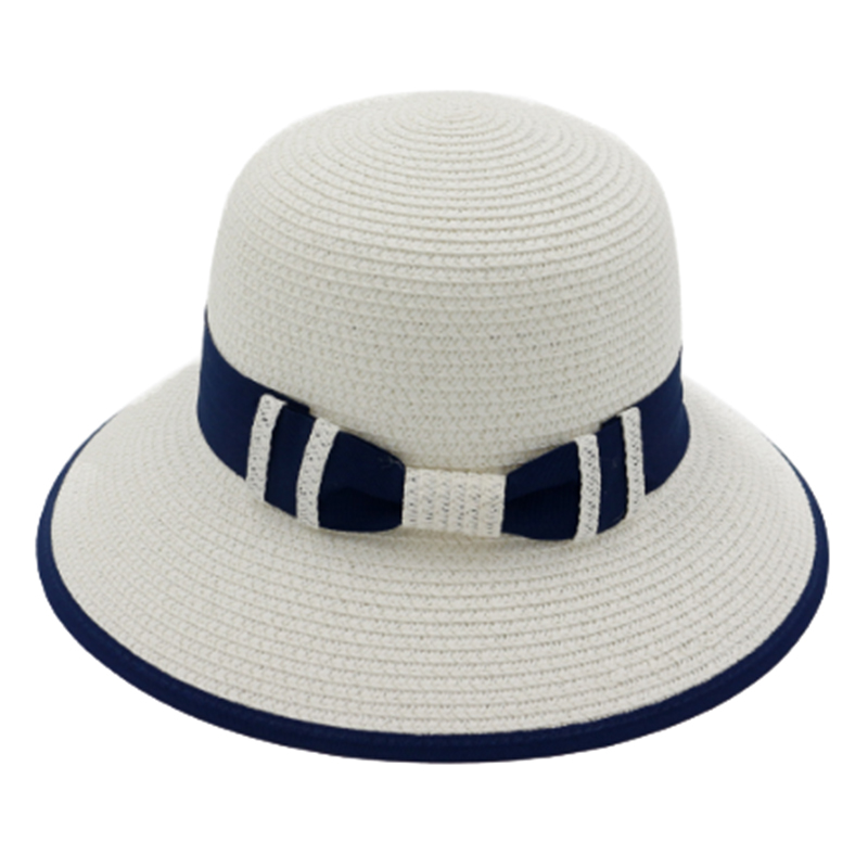 Wholesale women's foldable summer woven straw hat