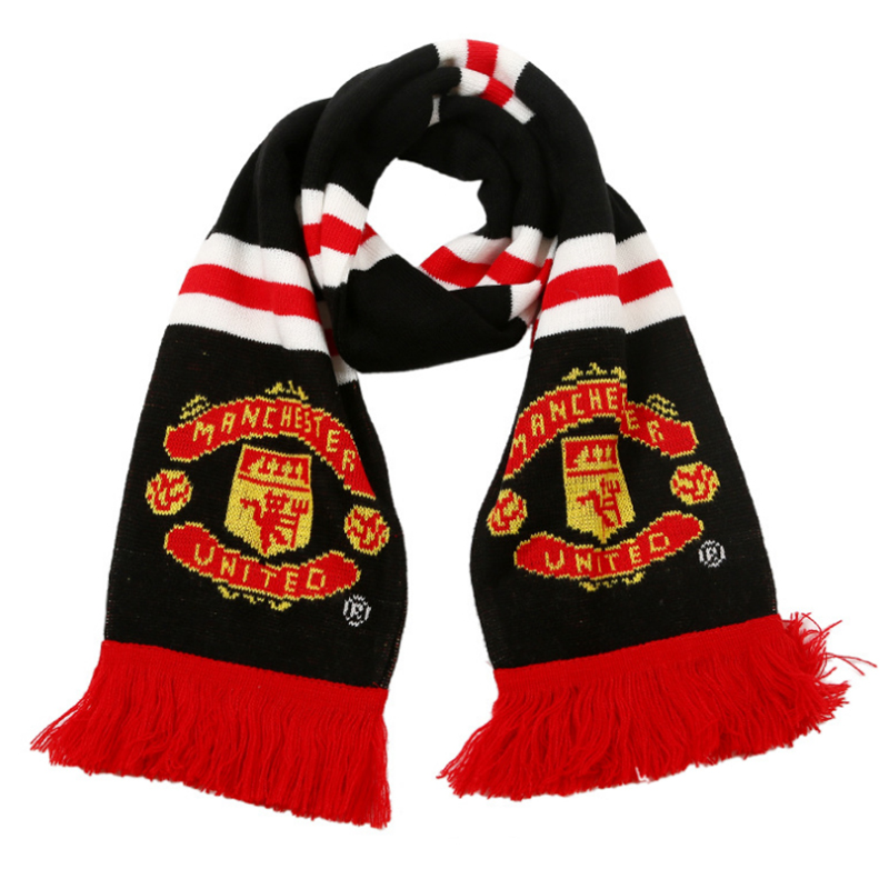 Custom made high quality football club knitted scarf