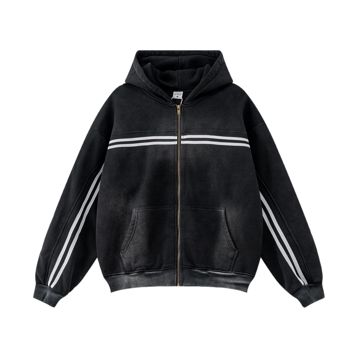 Winter fleece sports-casual hoodie