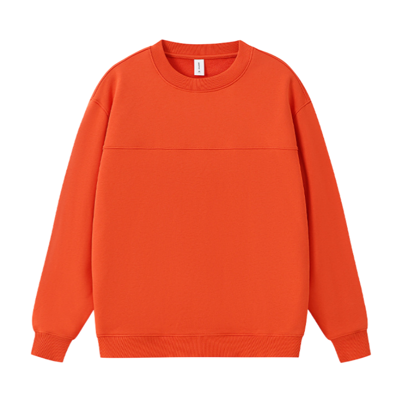 Streetwear Patchwork Fleece Sweatshirt